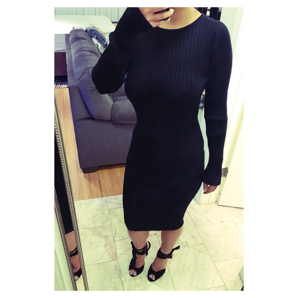 Sweater midi dress